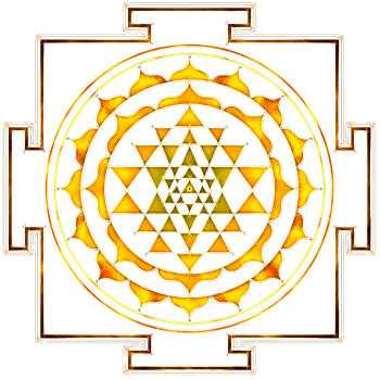 Shri Yantra for Tee png - Sound Nexus